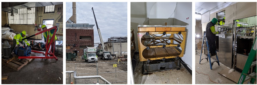 photos of lab move for Merck & Co, a pharmaceutical company